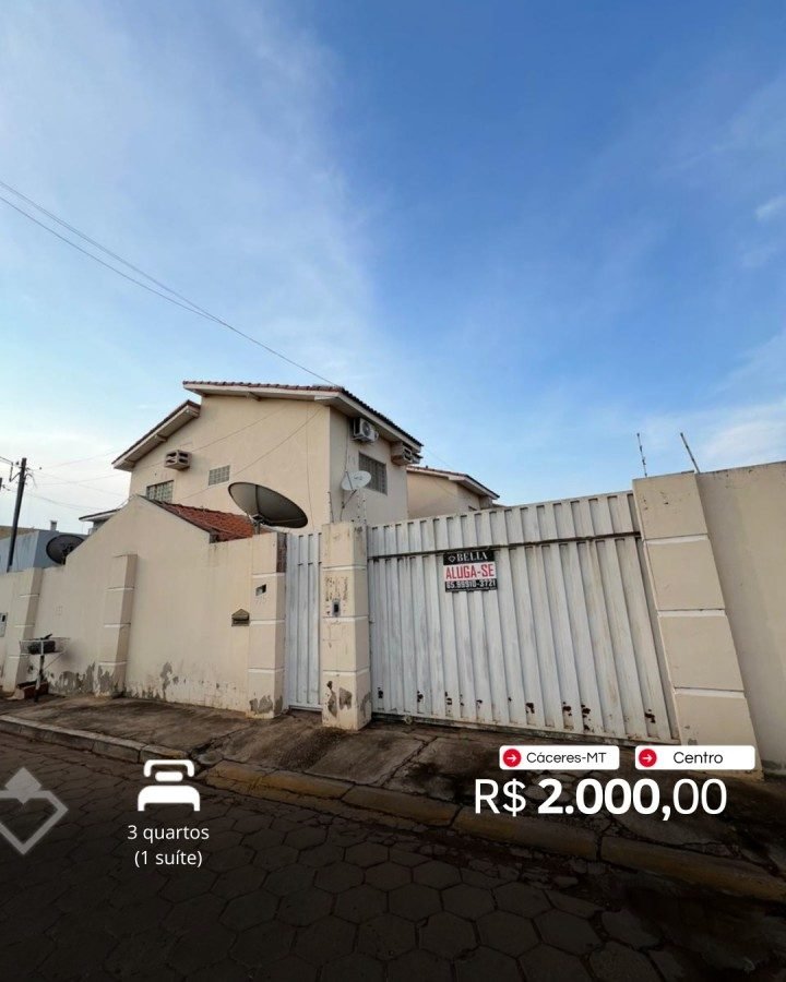 Casa para alugar em Centro, Cáceres: Casa 3 quartos · Centro