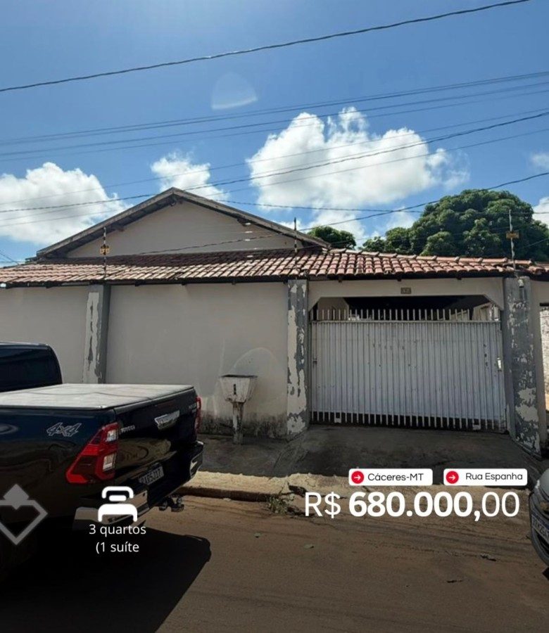 Casa à venda em Cohab Velha, Cáceres: Casa 2 quartos · Cohab Velha