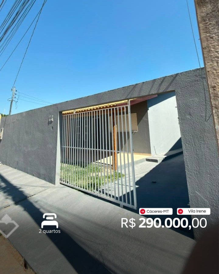 Casa à venda em Vila Irene, Cáceres: Casa · Vila Irene