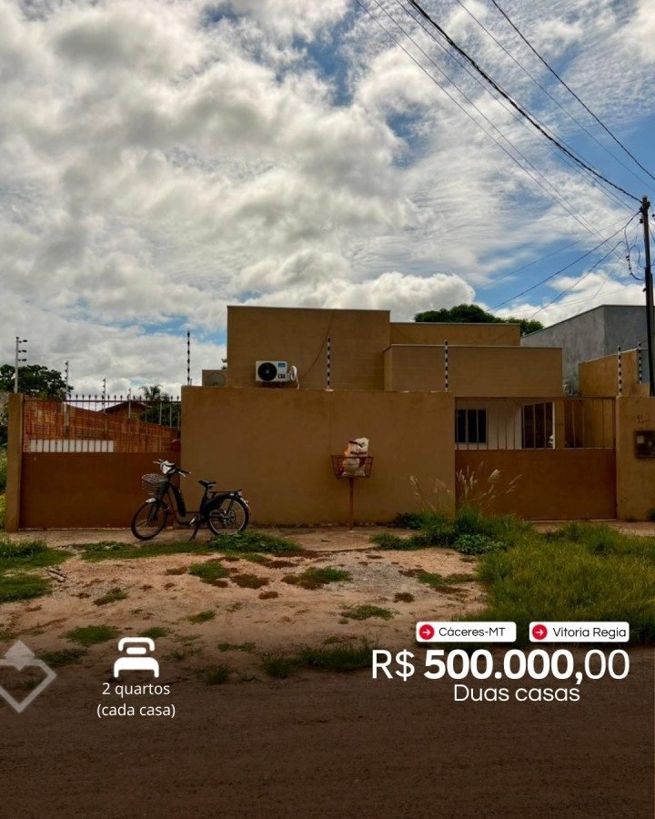 Casa à venda em Vitória-Régia, Cáceres: Casa 2 quartos · Vitória-régia