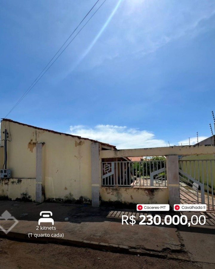 Apartamento à venda em Cavalhada II, Cáceres: Kitnet · Cavalhada II
