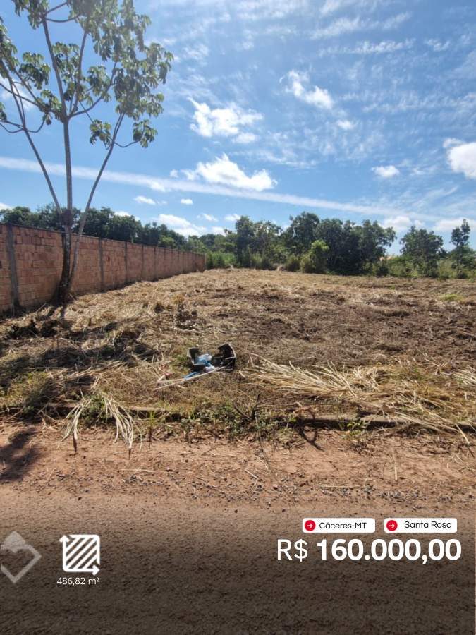 Terreno à venda em Santa Rosa, Cáceres: Terreno · Santa Rosa