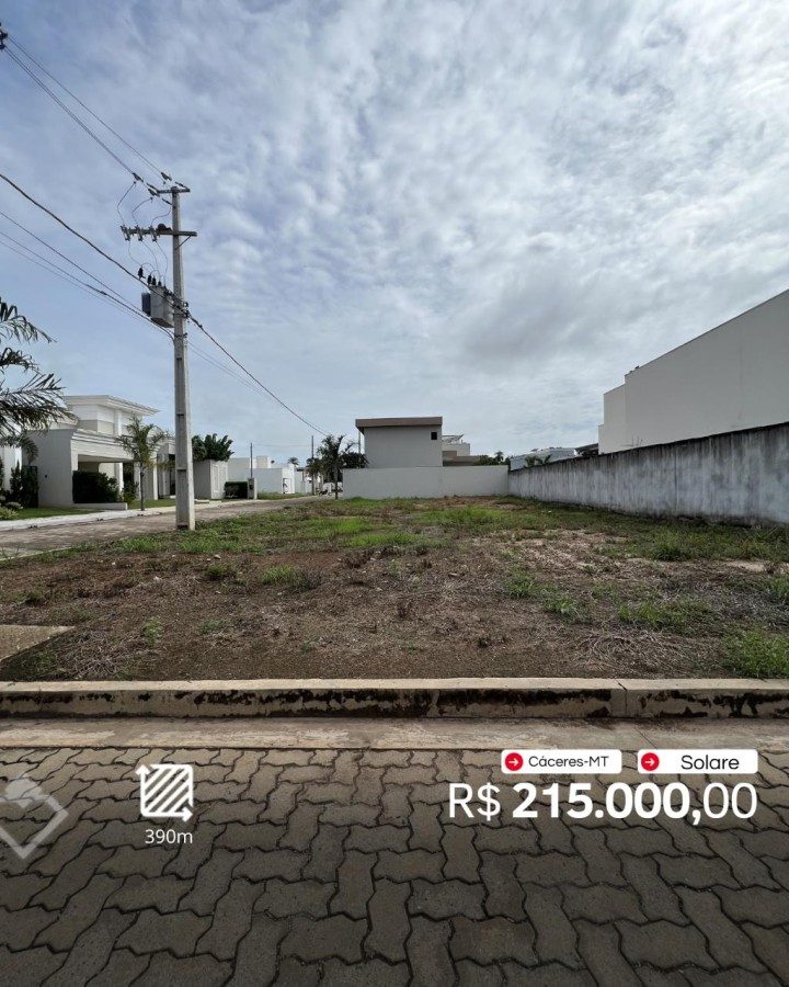 Terreno à venda em Santa Rosa, Cáceres: Terreno 390 m² · Santa Rosa